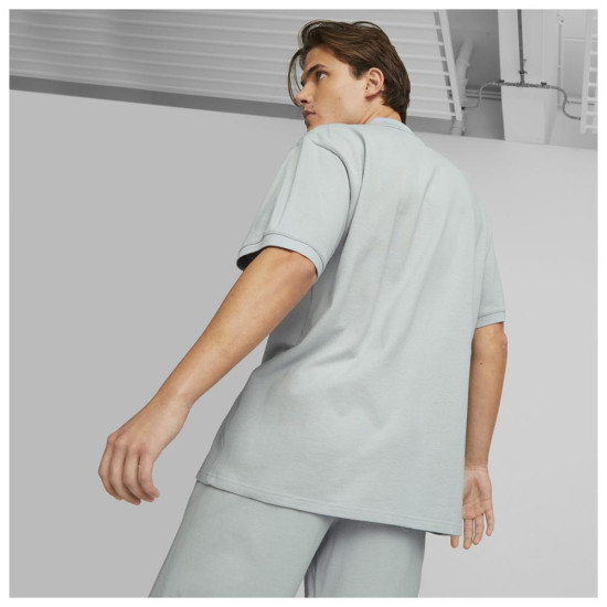 Puma Ανδρικό κοντομάνικο πουκάμισο Classics Pique Shirt Puma Ανδρικό κοντομάνικο πουκάμισο Classics Pique Shirt